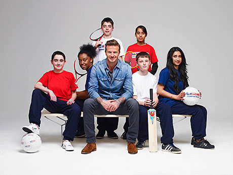 DAVID Beckham has joined forces with Sky as part of a new initiative to support grassroots sport across Britain.