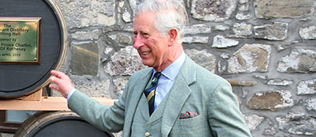 PRINCE Charles was in Speyside last week to open a new bottling hall at Glen Grant distillery.