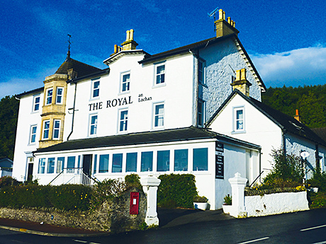 The hotel is located in Tighnabruaich.