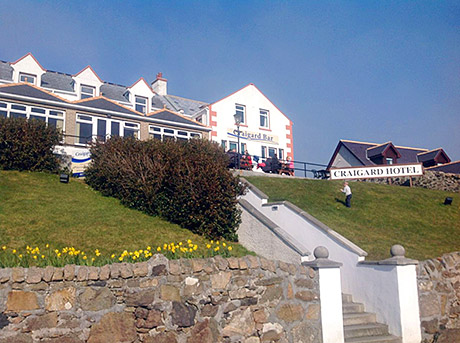The Craigard Hotel overlooks Kisimul Castle and the Hebridean Sea.