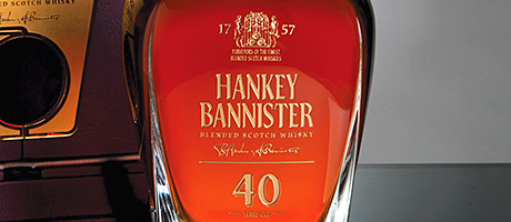 • A limited number of decanters containing the Hankey Bannister 40 year old have been released.