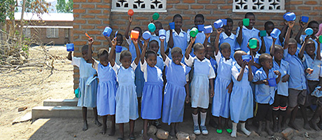 The Mary’s Meals centre was donated in memory of Rebecca Gill.