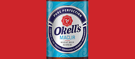 • Okell’s range includes four bottled beers.