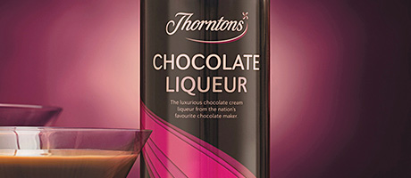CHOCOLATE liqueur Thorntons has been given a new look