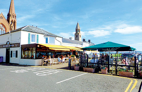 The Green Shutters Restaurant and Cafe is said to have been trading in Largs for 100 years.