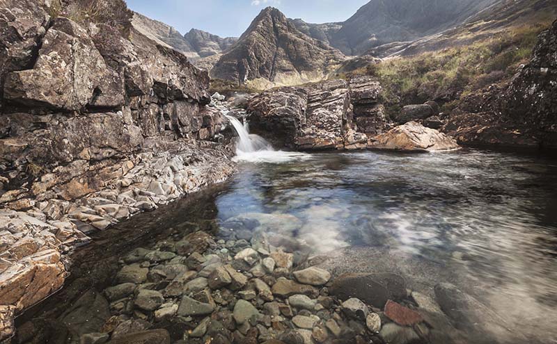 The Fairy Pools at Glenbrittle is one of Skye’s top tourist destinations
