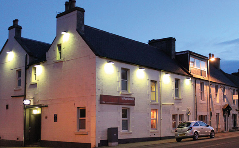 The hotel is on the NC500 route.