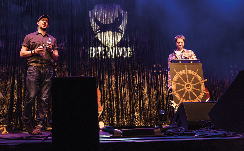 Founders James Watt and Martin Dickie at Brewdog’s AGM this month.