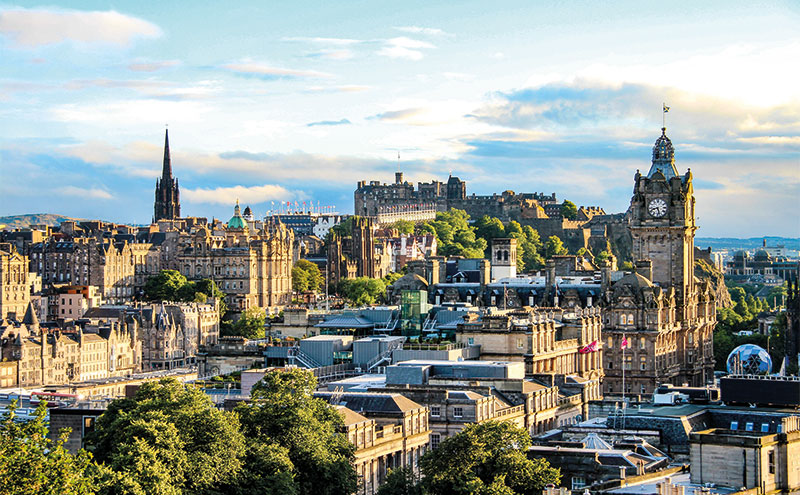 Edinburgh’s continued popularity with visitors has seen hotel room prices rise consistently.