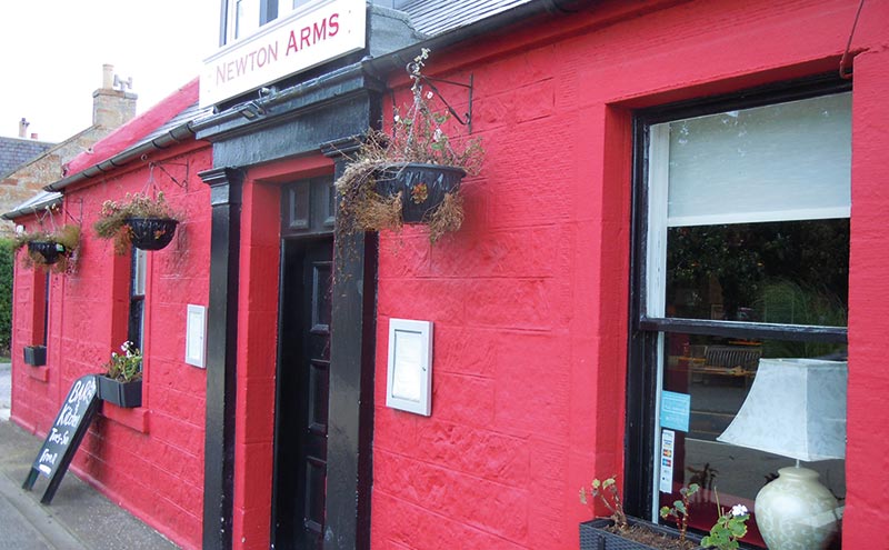 The Newton Arms is said to benefit from its location on the A904