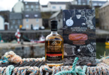 Smoke by the water Perfect partners: smoked salmon has been infused with Glenglassaugh’s Torfa peated malt