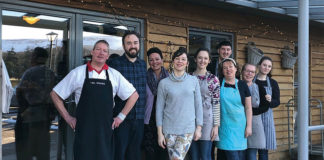 Under new management: the team at the Woodhouse café and farm shop in Kippen.