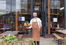 A courier of cold cocktails Oli-and-takeaway-drinks-at-kilmurry