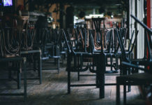 Closed_pub_chairs_on_tables