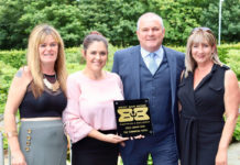 Townhead Hotel owners with Best Bar None gold award