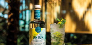 Union lemon and leaf rum