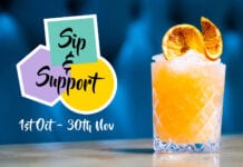 Sip and Support campaign advert