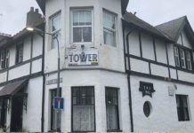 The Tower Hotel in the village of Oxton.