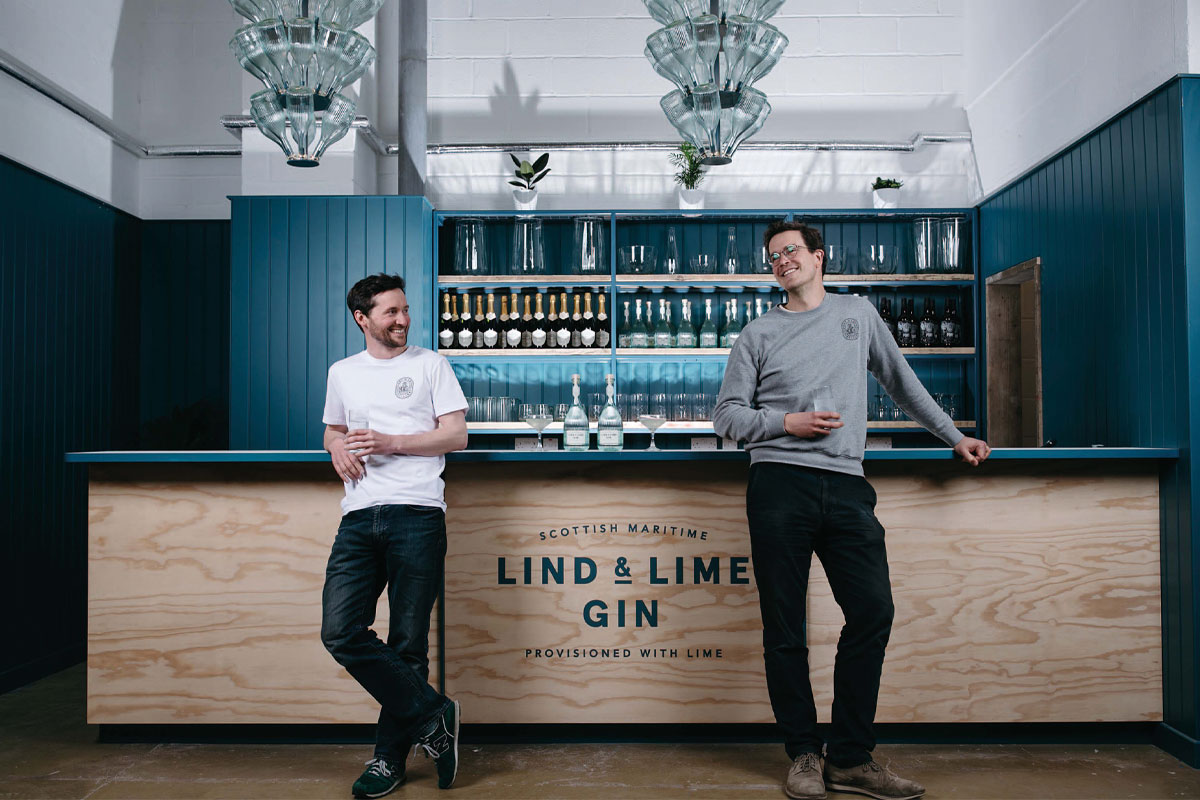 LEITH gin distiller Lind & Lime 