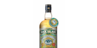 Promotional shot of Rock Island Mezcal Cask whisky bottle