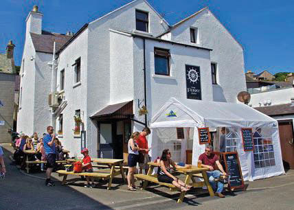 Exterior of the Ferry Inn on Orkney