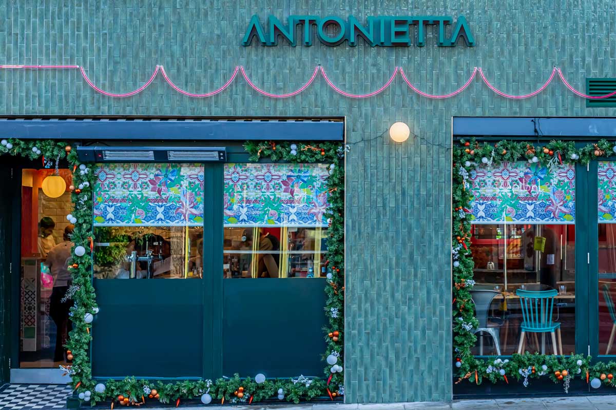 Exterior of antionetta restaurant