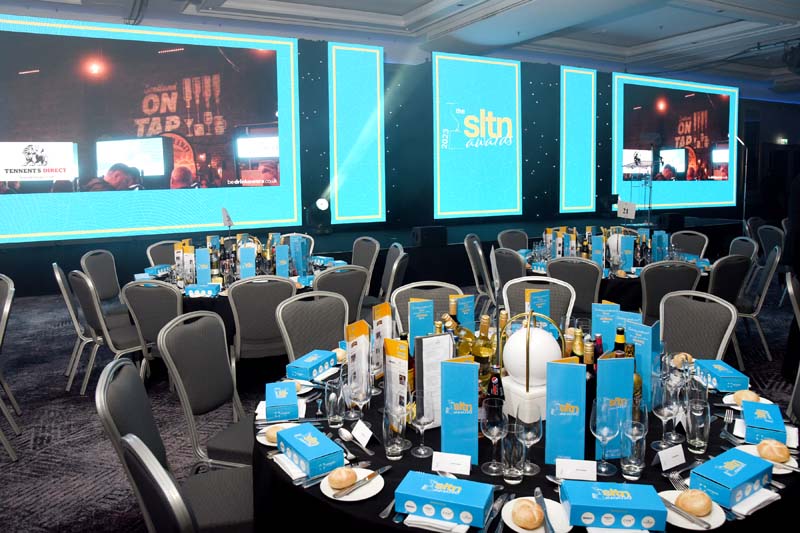 sltn awards ceremony ballroom set up