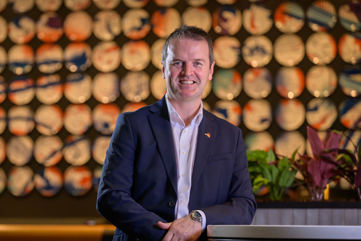 Chris McGuinness, hotel manager 