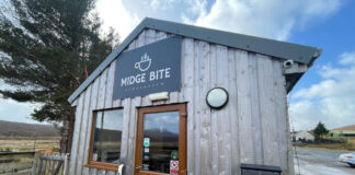 A roadside cafe in the Scottish Highlands