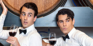 Comedians Sweeney Preston and Ethan Cavanagh