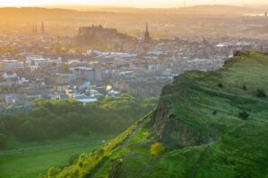 Distant image of Edinburgh