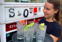 A nail biting weekend ahead for the finalists of the Glasgow Bar Awards A young woman serves drinks