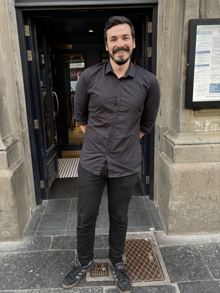 Jonny Campbell, of The Barrelman, Dundee