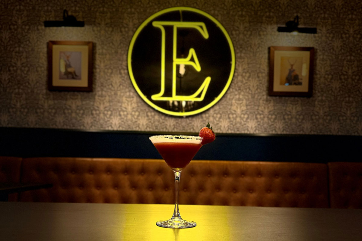 A Strawberry Martini