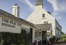 Michelin-Starred restaurant with rooms near St Andrews for sale A traditional whitewashed Scottish countryside inn