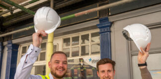 The County Hotel and Discovery Group directors Steven Winton and Jamie MacKinnon.