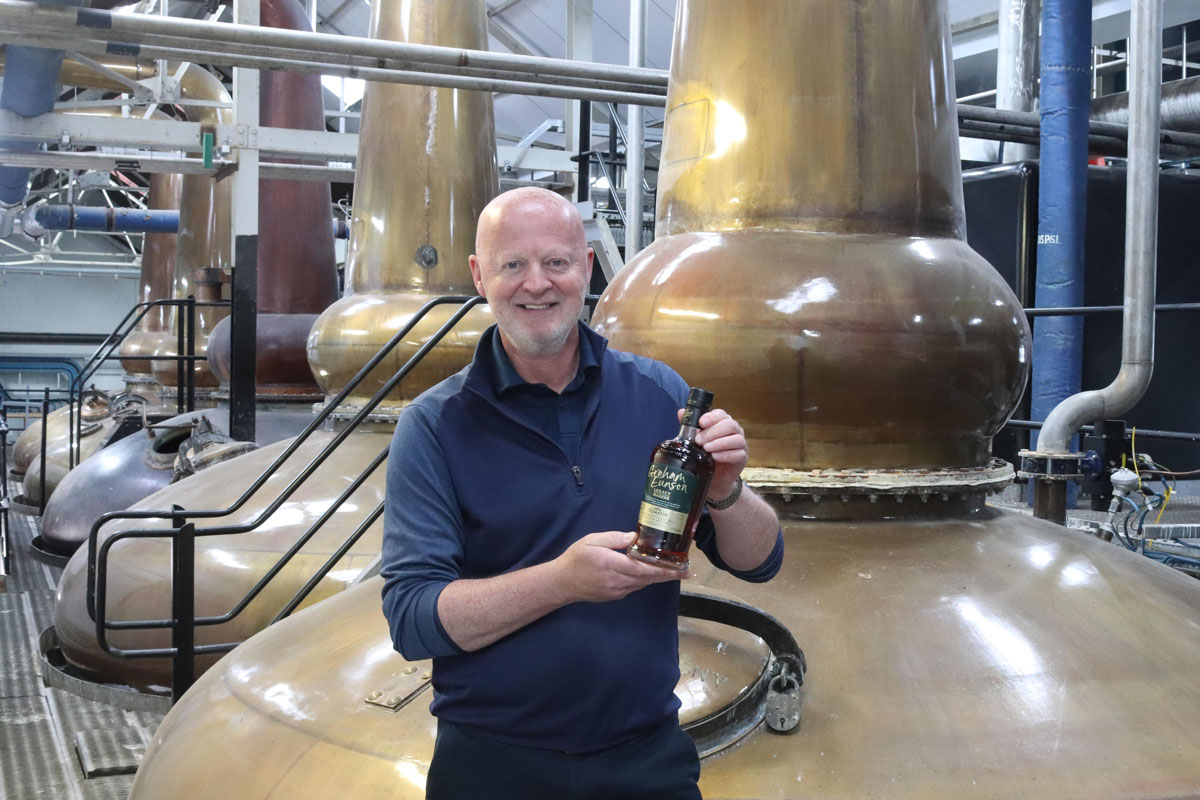 Graham Eunson inside Tomatin Distillery
