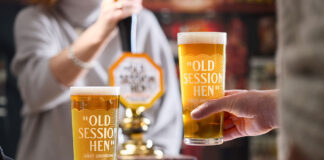 Old Session Hen 3.4% ABV cask ale