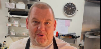 Neil Keevil, the head chef at The Prancing Stag in Glasgow.