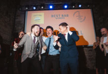 Winners at the 2024 Edinburgh Bar Awards celebrating.