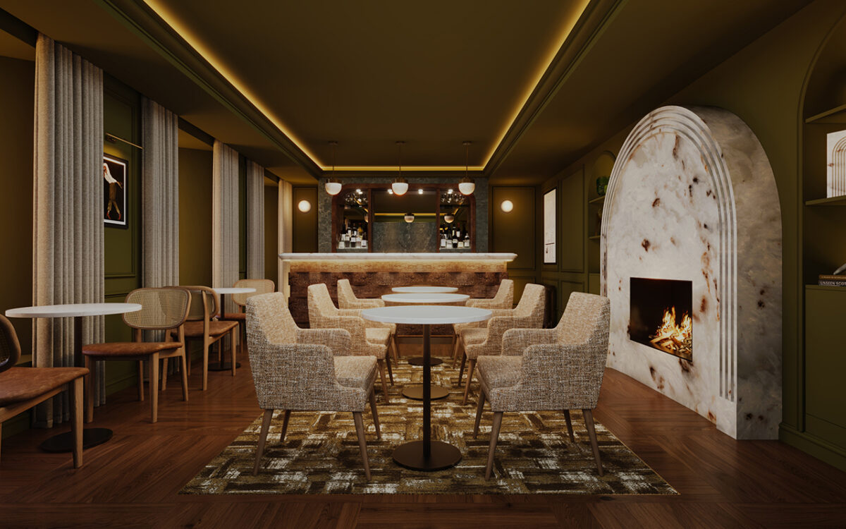 The interior of a Native Places aparthotel