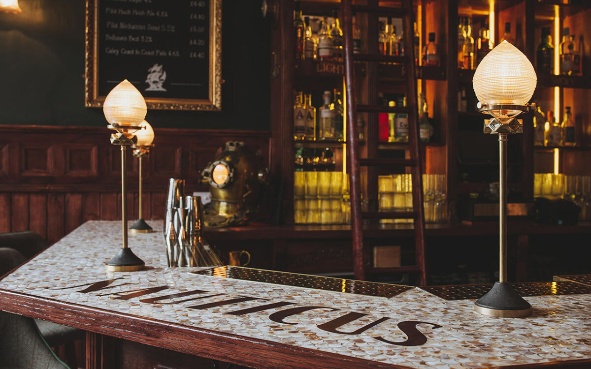 The interior of Edinburgh bar Nauticus.