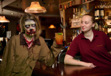 Pub staff offered advice on coping with the zombie apocalypse