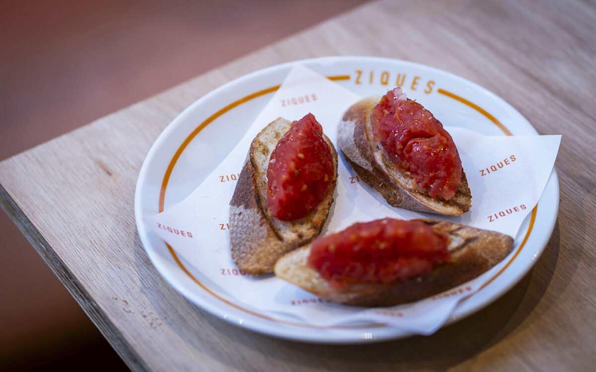 A Spanish-style pinxto dish at Ziques in Glasgow.