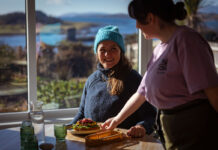 Lunch in the Linnhe Storehouse & Cafe