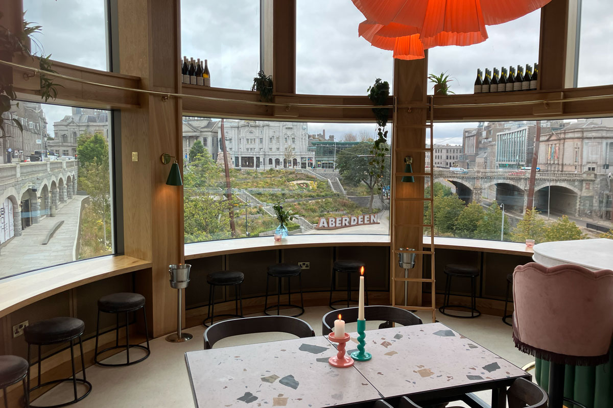 The view from Sugarbird in the Gardens