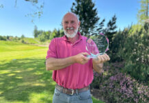 Paddy Crerar presented with The Industry Award by HIT Scotland Crerar