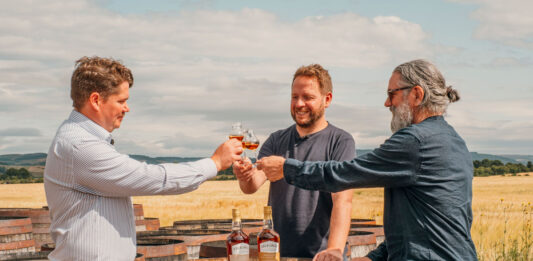 Broom and Motley help launch Aberargie’s Expressions whiskies Aberargie