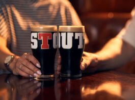 Wellpark enters the stout game with the launch of Tennent’s Stout Two pints of Tennent's Stout on a bar.