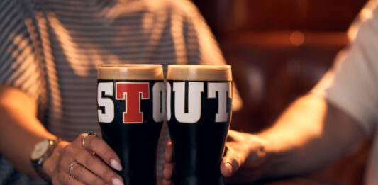 Wellpark enters the stout game with the launch of Tennent’s Stout Two pints of Tennent's Stout on a bar.